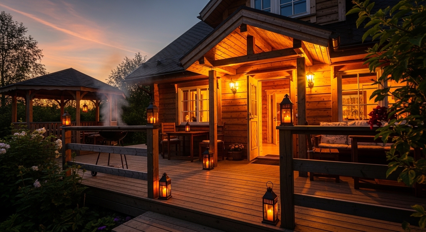 Просторный коттедж на 10 человек