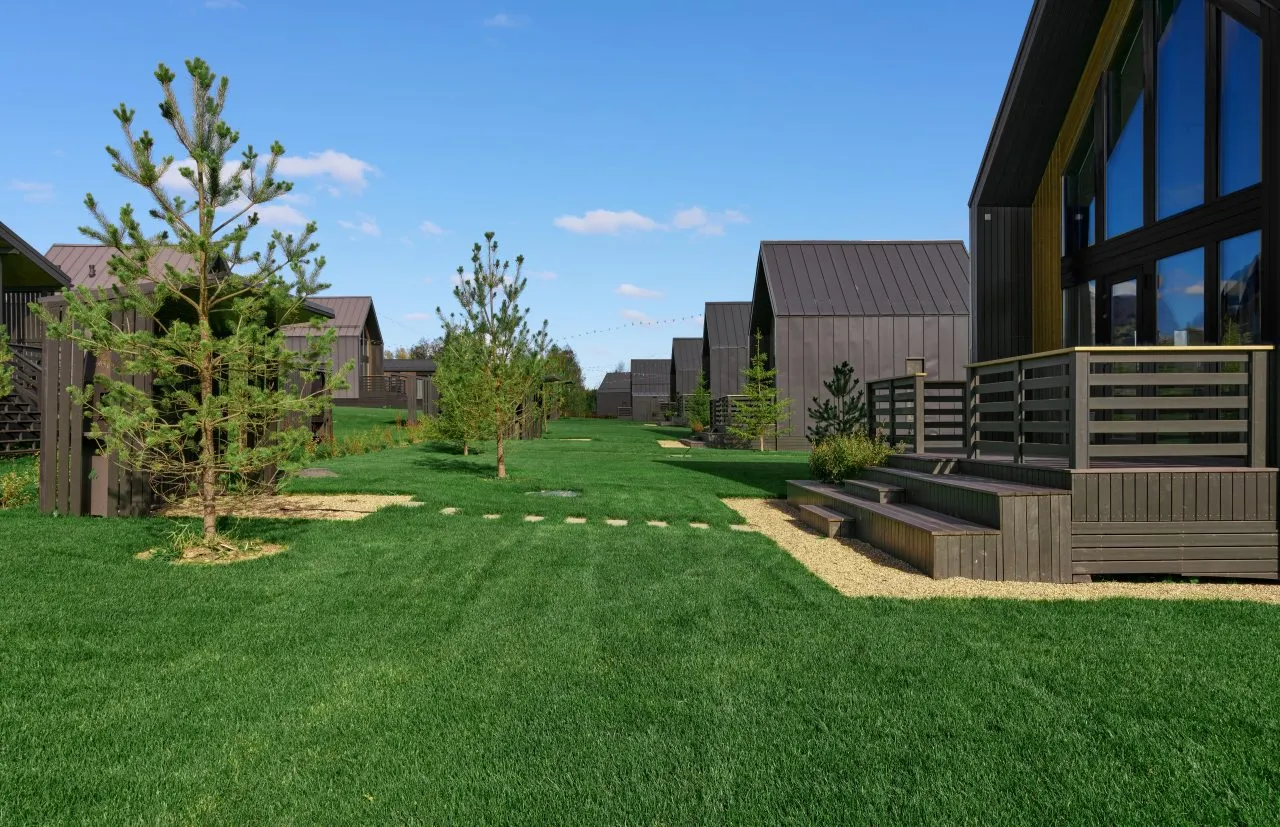 Уютный домик в лесу Ф3